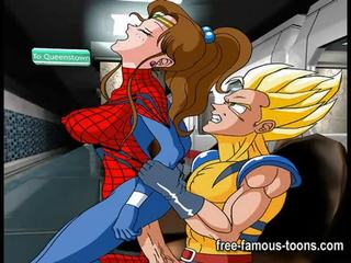 TV toon heroes anal xxx movie