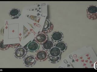Xpervo - Perfect Petite goddess Pays Poker Player with Her Pussy