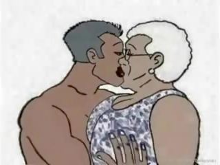 Negra vovó amoroso anal animação desenho animado: grátis sexo vídeo d6